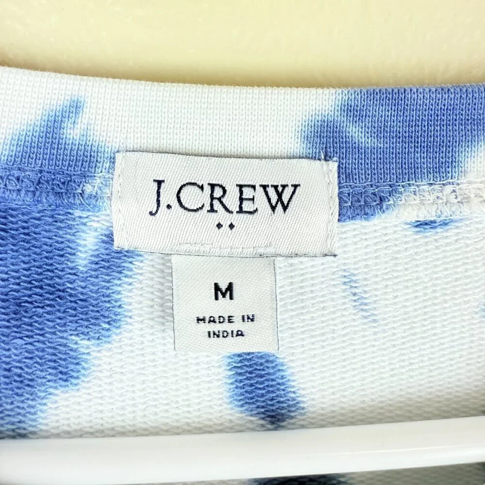J.Crew Tie-Dye Long Sleeve Sweatshirt M | Relaxed Fit | Everyday Casual Style